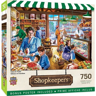 MasterPieces Shopkeepers - Cakes and Treats 750 Piece Puzzle