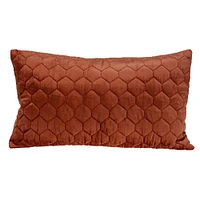 Nassau Collection 24" Orange Cotton Rectangular Throw Pillow