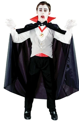 The Costume Center Black and White Vampire Boy Child Halloween Costume - One Size