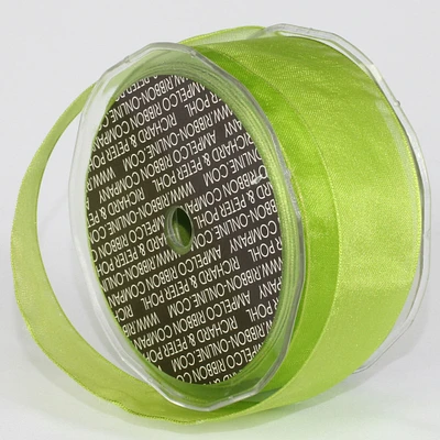 The Ribbon People Bright Lime Green Wired Craft Ribbon 1.5" X 27 Yards