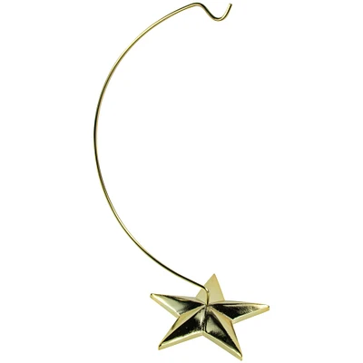 Northlight 12.50" Gold Star Christmas Ornament Holder