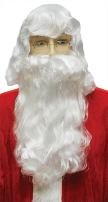 The Costume Center Red and White Santa Halloween Wig Costume Accessories - One Size