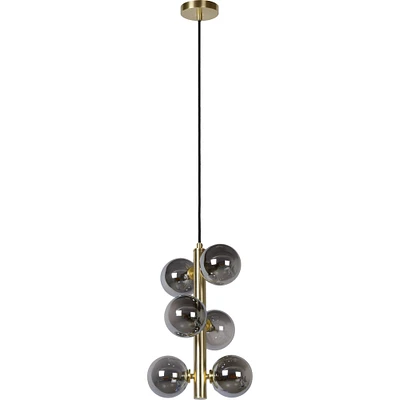 Signature Home Collection 15" Gold and Black Contemporary Ceiling Light Fixture