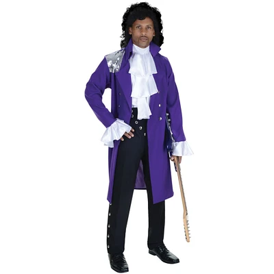 The Costume Center Purple and White Pop Star Men Adult Halloween Costume - Standard