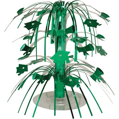 Party Central Pack of 12 Emerald Green Mini Cascade Centerpiece Graduation Party Decorations 8.5"