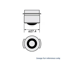 Ushio BTL, JCS 120v-500w P28 Halogen Bulb