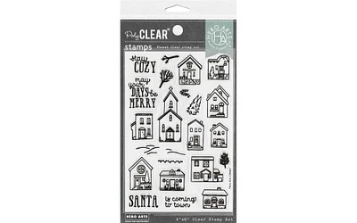 Hero Arts Stamp & Die Combo Cozy Town Clear