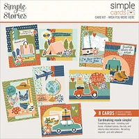 Simple Stories Simple Cards Card Kit-Wish You Were Here