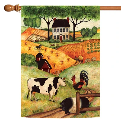 Toland Home Garden Farm Gathering Outdoor House Flag 40" x 28"