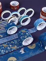 Elevate Your DIY Crafts with 100 Volumes of Chinese Ancient Girl Crane Washi Tape