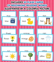 Carson Dellosa Picture Words Flash Cards, Phonics Flash Cards With Sight Words and Pictures, Preschool, Kindergarten, and Up, Educational Games for Kids Ages 4+