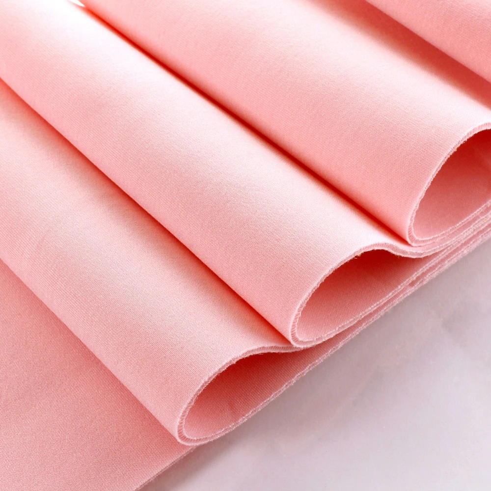 Solid Scuba Fabric Pink Blush 6" Strip