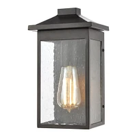 Elk Showroom Lamplighter 11 High 1-Light Outdoor Sconce - Matte Black