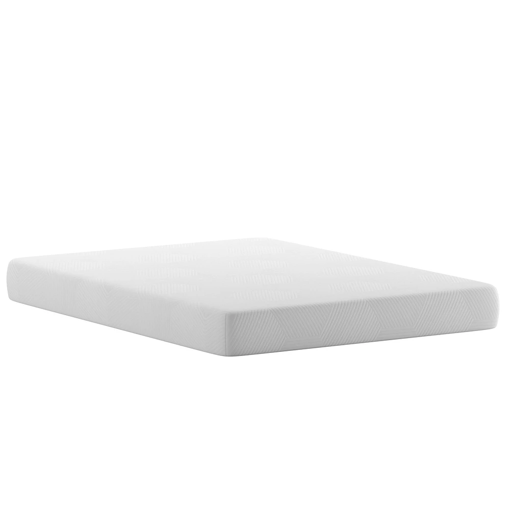 Merrick Lane Iris CertiPUR-US Certified Memory Foam Mattress Infused with Charcoal & Green Tea Cooling Gel