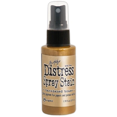 Tim Holtz Distress Spray Stain 1.9Oz-Tarnished Brass