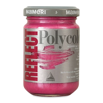 Maimeri Polycolor Vinyl Paints - Reflect Magenta, 140 ml