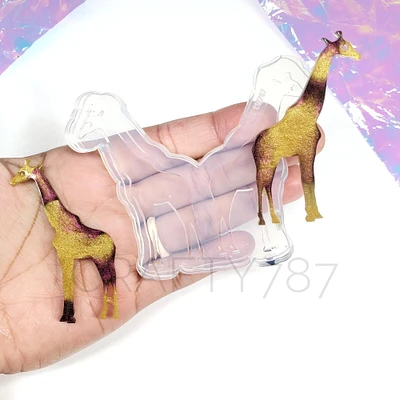 Giraffe / Jirafa Dangle Earring Silicone Mold (C12)