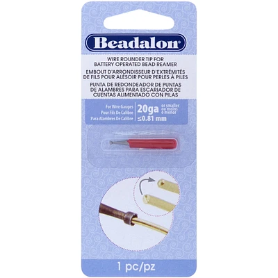 Beadalon Battery Operated Bead Reamer Wire Rounder Tip-20 Gauge