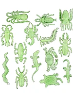 Lot 144 Glow In The Dark Halloween Decor Plastic Insects And Animals