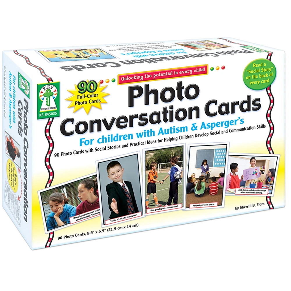 Photo Conversation Cards For Children With Autism And Asperger's