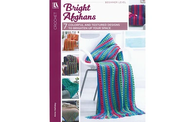Leisure Arts Bright Afghans Crochet Book