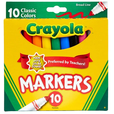 Crayola Broad Line Markers-Classic Colors 10/Pkg