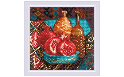 Riolis Diamond Mosaic Kit 7.75x7.75" Pomegranates