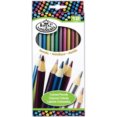 Colored Pencils 12/Pkg-Metallics