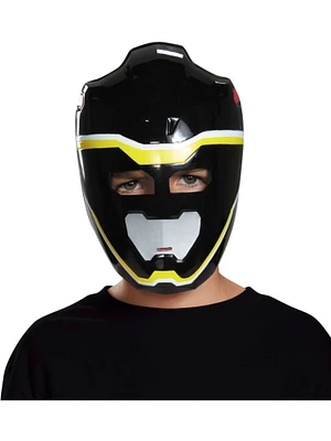Childs Mighty Morphin Power Rangers Black Vacuform Mask Costume Accessory
