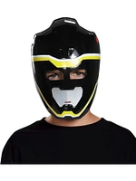 Childs Mighty Morphin Power Rangers Black Vacuform Mask Costume Accessory