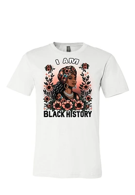 Black History Juneteenth Themed T-Shirt - I Am Black History