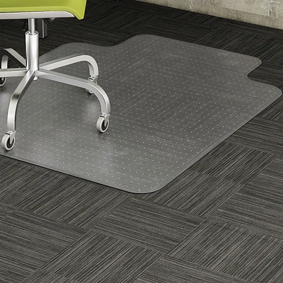 Lorell Chair Mat, Low Pile, 45"x53", Clear