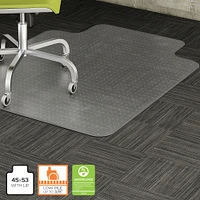 Lorell Chair Mat, Low Pile, 45"x53", Clear