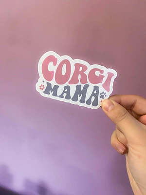 Corgi, Poodle,Bulldog, Dachshund, Labrador Mama Stickers