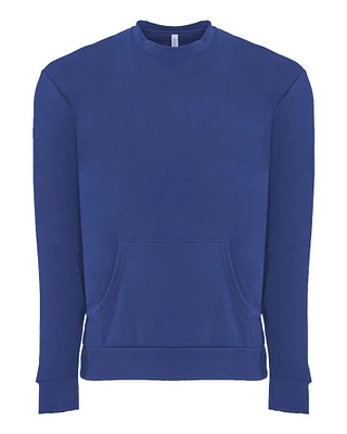 Next Level® - Santa Cruz Pocket Crewneck Sweatshirt - 9001 | 7.4 oz./yd², 80/20 cotton/polyester fleece, 100% cotton face Warm Winter Sweater | comfort meets fashion in every stitch