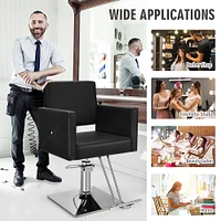 Costway Salon Chair for Hair Stylist Adjustable Swivel Hydraulic Barber Styling Chair