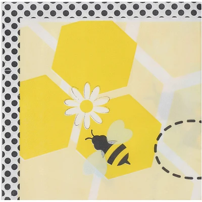 Bumble Bee Party Supplies, Yellow Paper Napkins (6.5 x 6.5 Inches, 150 Pack)