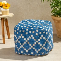 GDF Studio Ophelia Outdoor Cube Pouf