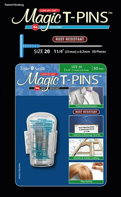 Taylor Seville Magic T-Pins-Size 20 50/Pkg