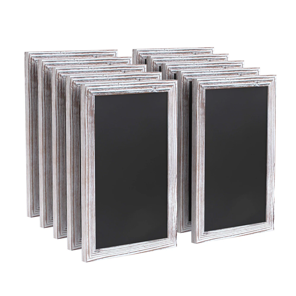 Merrick Lane Magda Set of 10 Wall Mount Magnetic Chalkboards