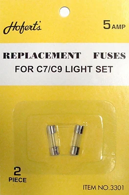 Merry and Light 10-count Replacement Fuses for C7 or C9 Christmas Light Strings