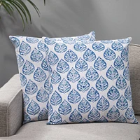 GDF Studio Nicole Modern Fabric Throw Pillow (Set of 2)