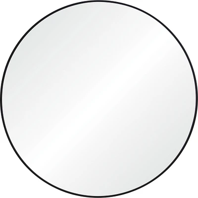 Signature Home Collection Round Matte Framed Wall Mirror - 36" - Black