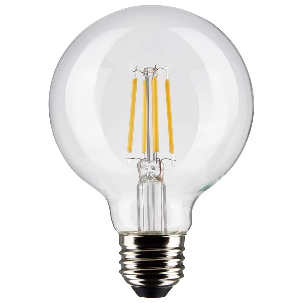 Satco 4.5w G25 Globe Filament LED 5000K Medium Base Dimmable - 40w equiv