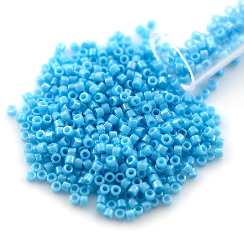 Miyuki Delica Seed Bead 11/0 Opaque Light Blue AB