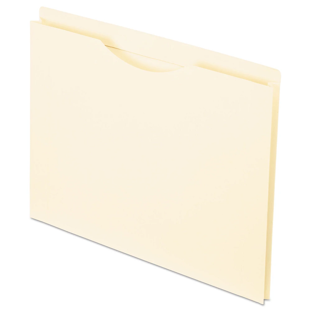 Pendaflex Manila Reinforced File Jackets 2-Ply Straight Tab Letter Size Manila 50/Box