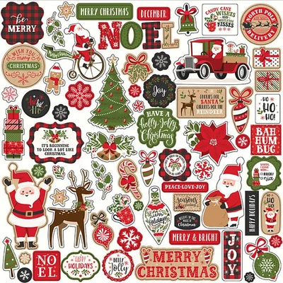 Echo Park My Favorite Christmas Element Stickers
