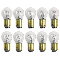 10Pk - GE 27504 1638 - 29w S8 BA15d 2C-6 28v Aircraft Low Voltage Light Bulb