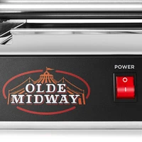 Olde Midway Electric Hot Dog Rollers, Commercial Grade Grill Cooker Machines