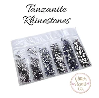 Tanzanite Glass Rhinestones by Glitter Heart Co.™